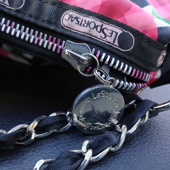 Y2K - le Sportsac X OC -tijuana Rose-hobo-bag - Picture 10 of 10